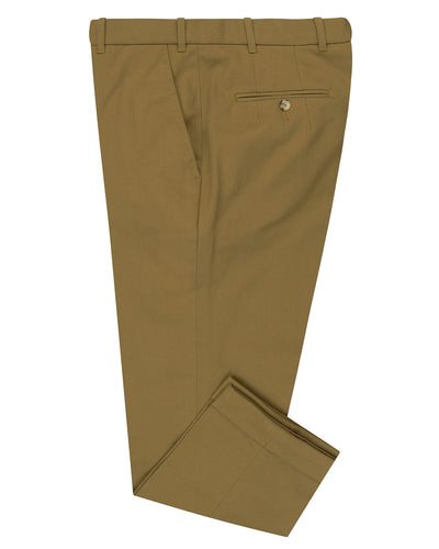 Sergé de coton kaki Brisbane Moss Cavalry