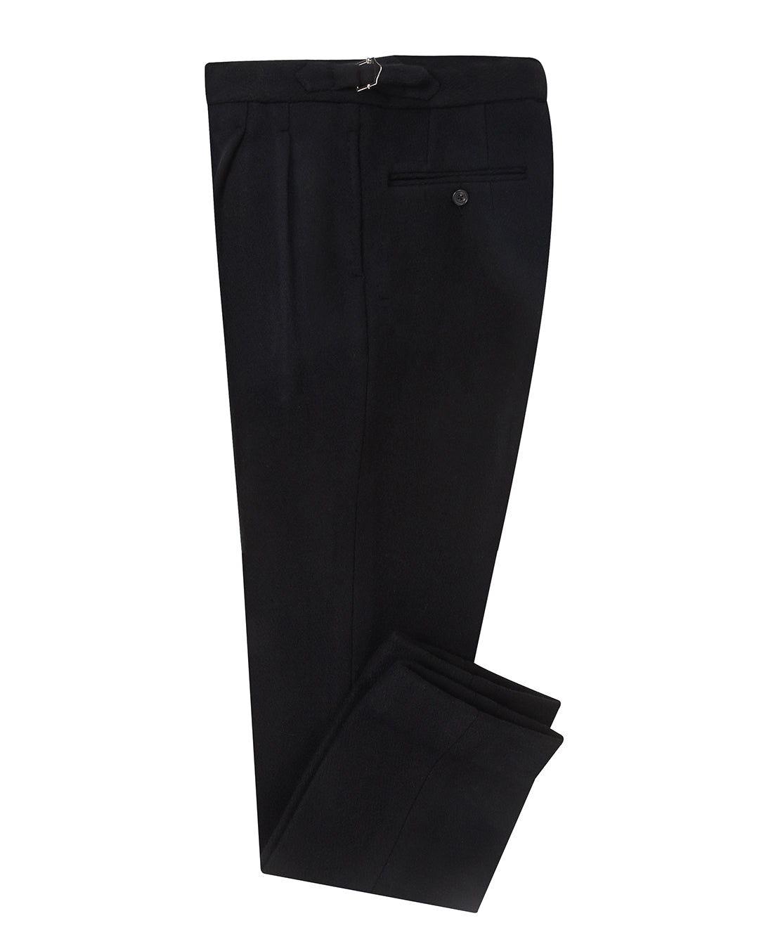 EZS – Schwarze Hose aus schwerem Wollflanell