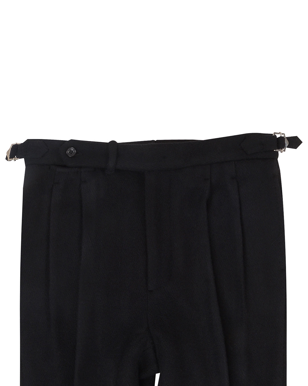 EZS – Schwarze Hose aus schwerem Wollflanell