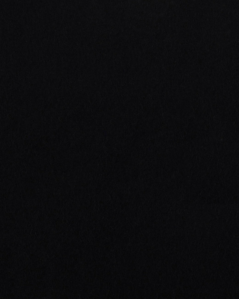 Schwarze Flanellhose aus schwerer Wolle