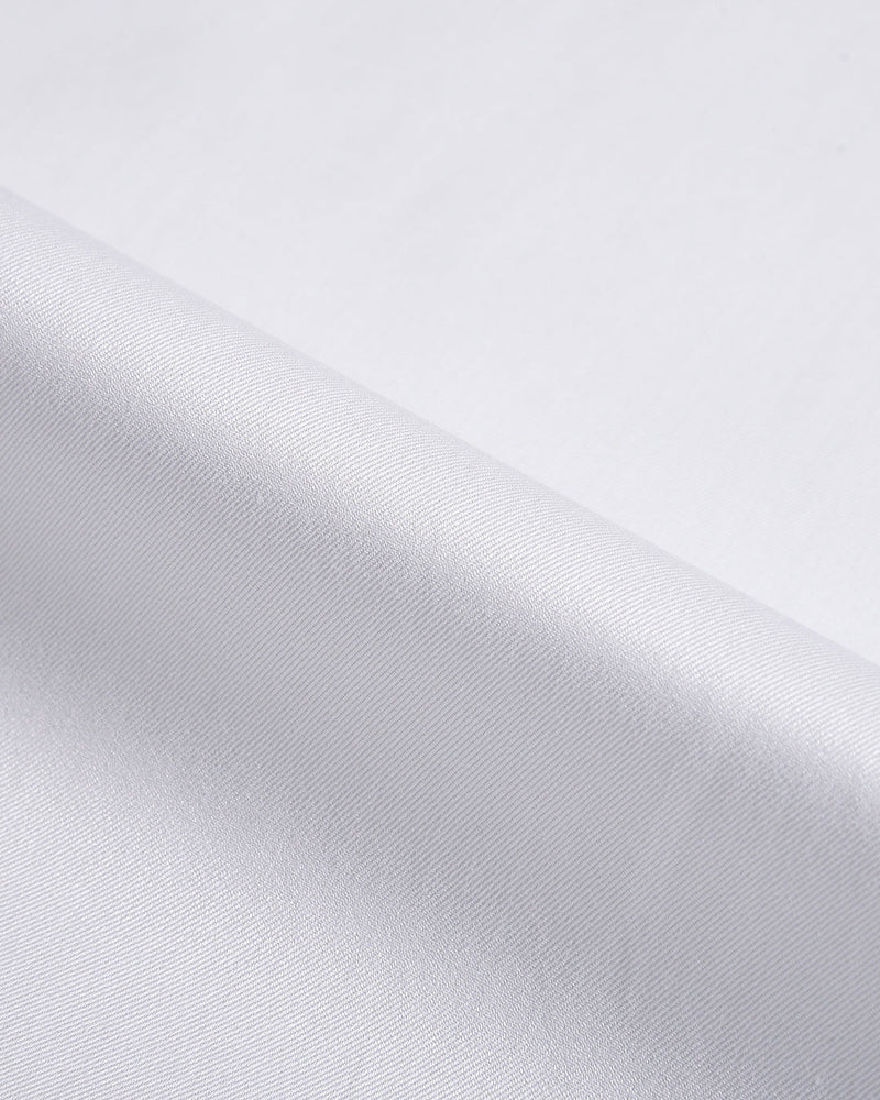 Brembana 2-lagiges Giza-Weiß-Business-Twill-Hemd