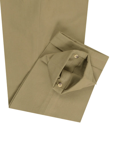 Brisbane Moss Khaki Schwerer Baumwolltwill