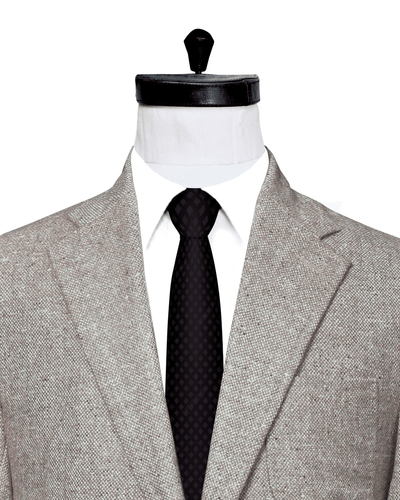 Dugdale Hellbraune Donegal-Tweedjacke