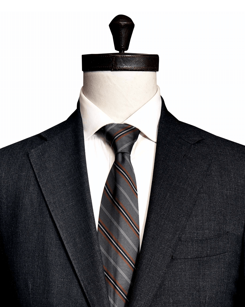 Dugdale Fine Worsted - Dunkelgraue, einfarbige Jacke