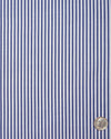 Chemise à rayures bleu foncé