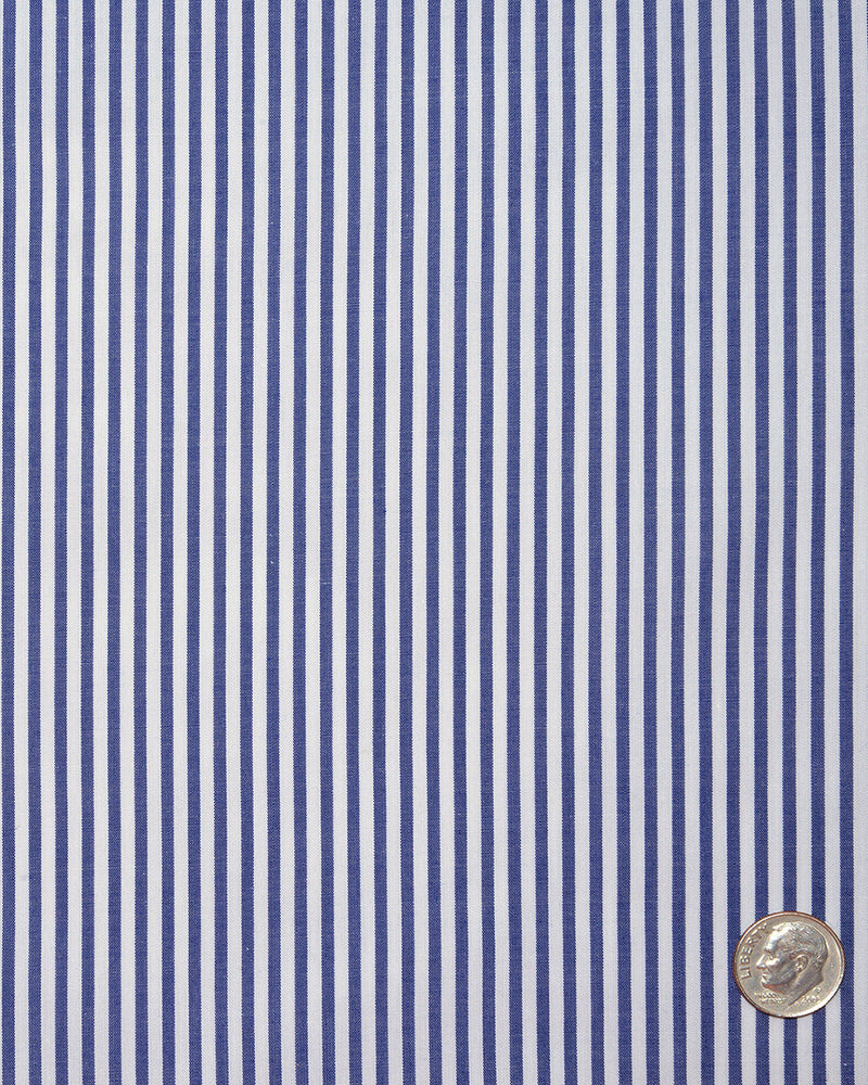 Dark Blue Awning Stripes Shirt