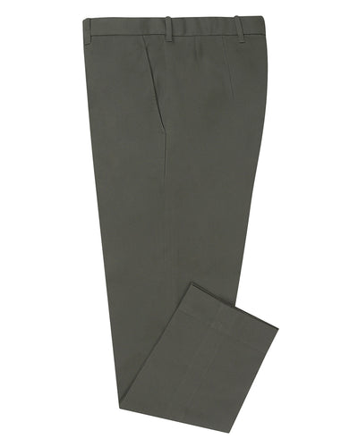 Rizinusgrüne Twill-Chino