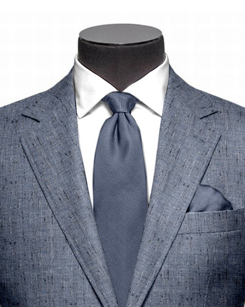 Veste Ethomas Slubby Airforce bleue
