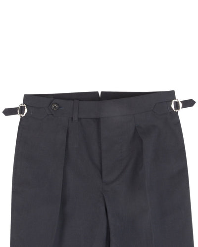 Waschbare Wolle Anthrazit Birdseye