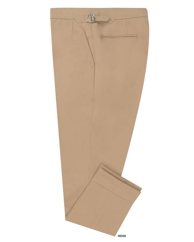 Chino : Sergé doux taupe pâle
