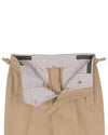Chino : Sergé doux taupe pâle