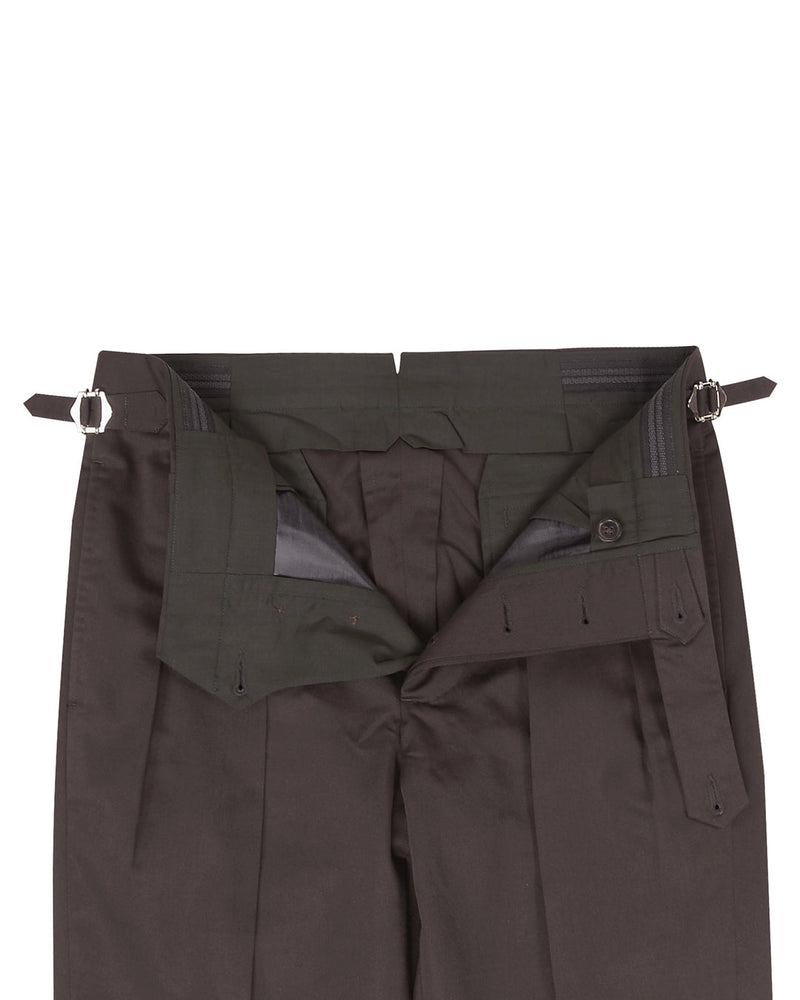 Chocolat Brun Plain Chino