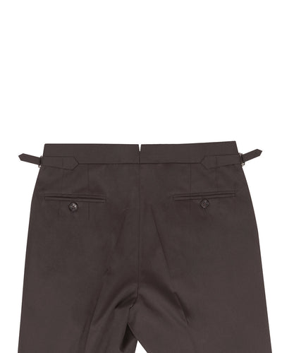 Chocolat Brun Plain Chino