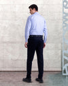 Klassisches blaues Oxford-Hemd