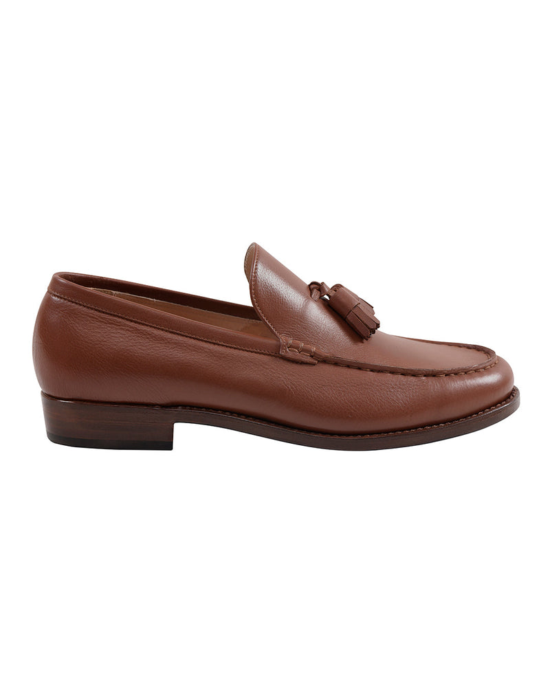 Loafer mit Quasten Hellbraun