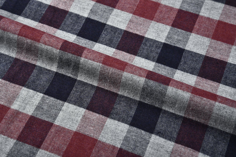 Grauer Hanf - Großes Gingham