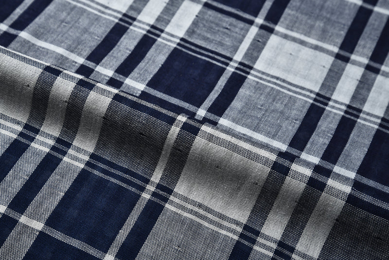 Hemd mit ägäischen blaugrauen Karos