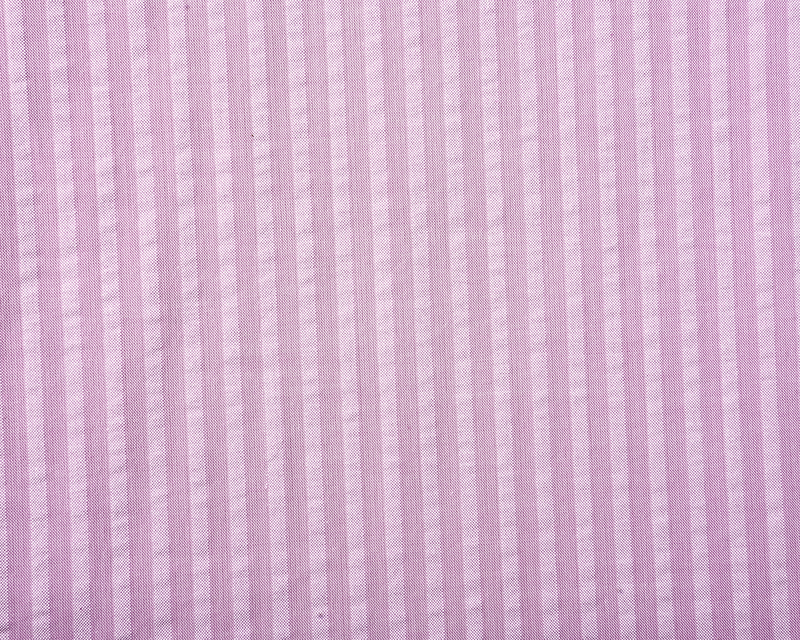 Seersucker à rayures magenta