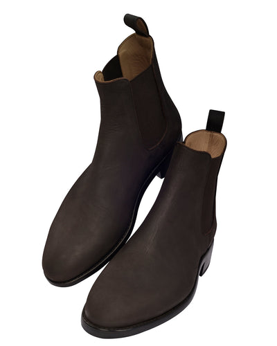 Chelsea Boots Nubuck Braun