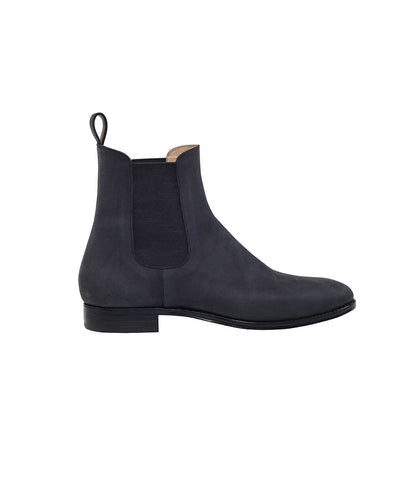 Chelsea Boots Nubuk schwarz