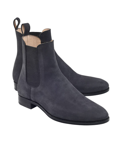 Chelsea Boots Nubuk schwarz