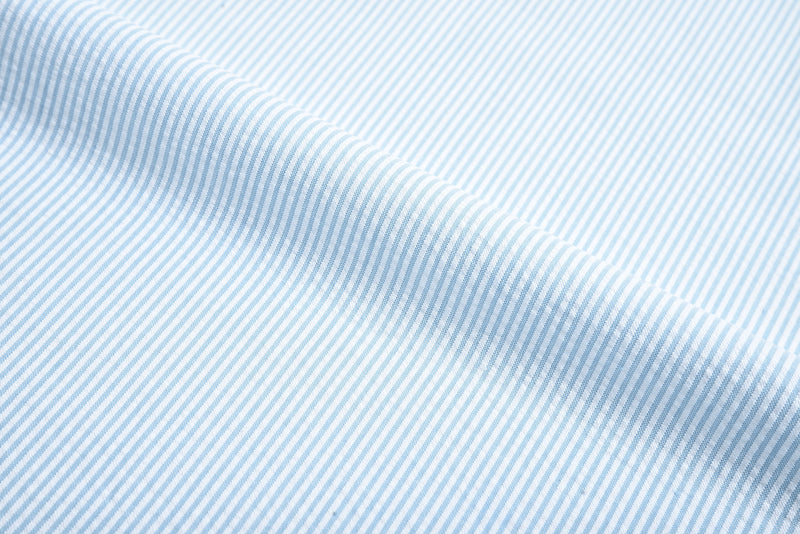 Alaskan Blue Dress Stripes Seersucker