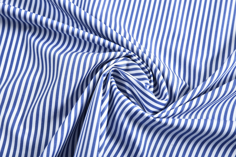 Kornblumen-blaue weiße Süßigkeits-Streifen