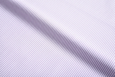 Robe rose lavande à rayures en seersucker