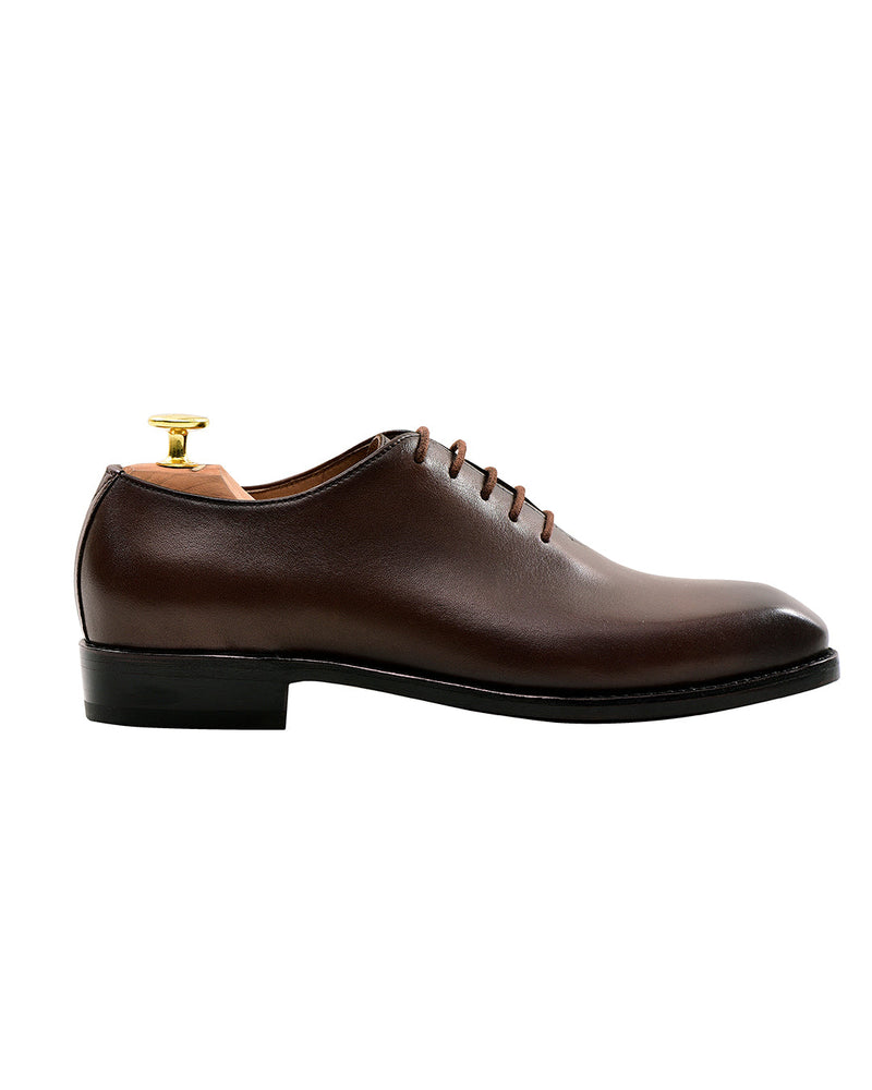 Wholecut Oxfords Braune Patina