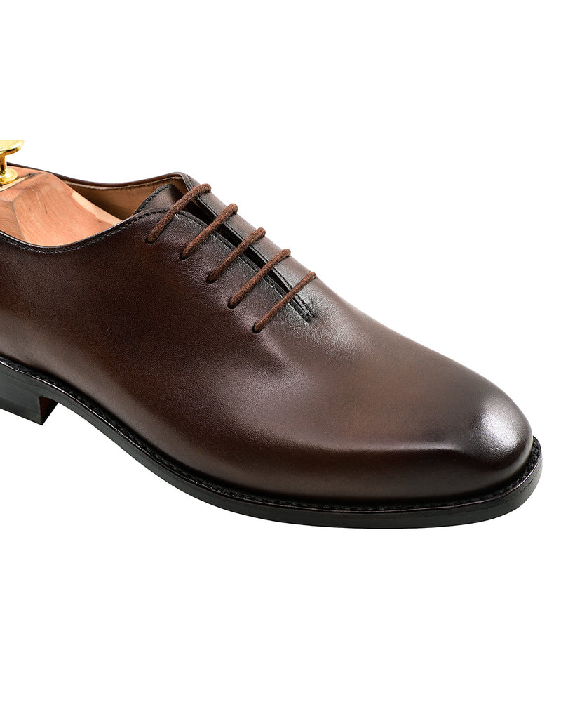 Wholecut Oxfords Braune Patina