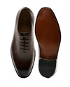 Wholecut Oxfords Braune Patina