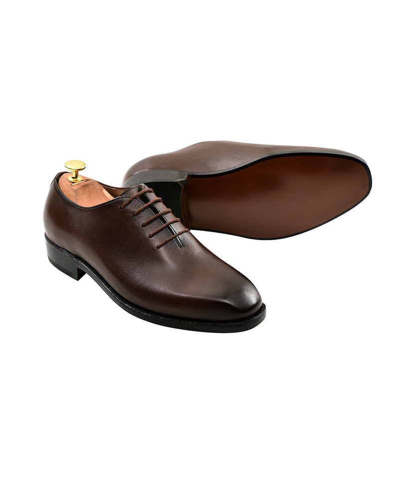 Wholecut Oxfords Braune Patina