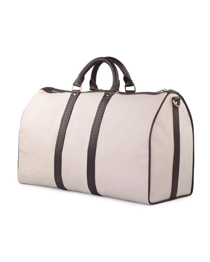 Duffle Bag with Leather Trims