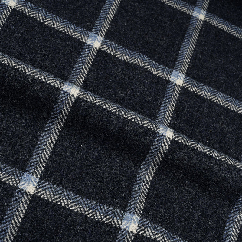 Cap Tweed in Navy Windowpane
