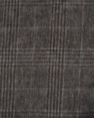 Loro Piana: Brown Glen Checks Cashmere