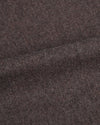 Flanelle de coton marron acajou