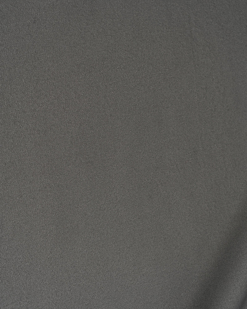 Ash Grey Twill Drawstring Pants