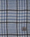 Dugdale Ecru LT Blue Check mit Navy Overcheck