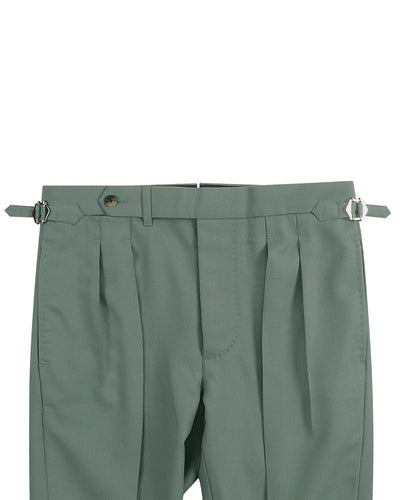 Dugdale Feine Kammgarnhose - Hellgrün
