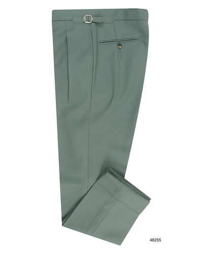 Dugdale Feine Kammgarnhose - Hellgrün