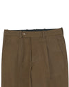 Pantalon Dacota en sergé extensible marron foncé doux