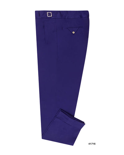Coton satiné bleu roi foncé
