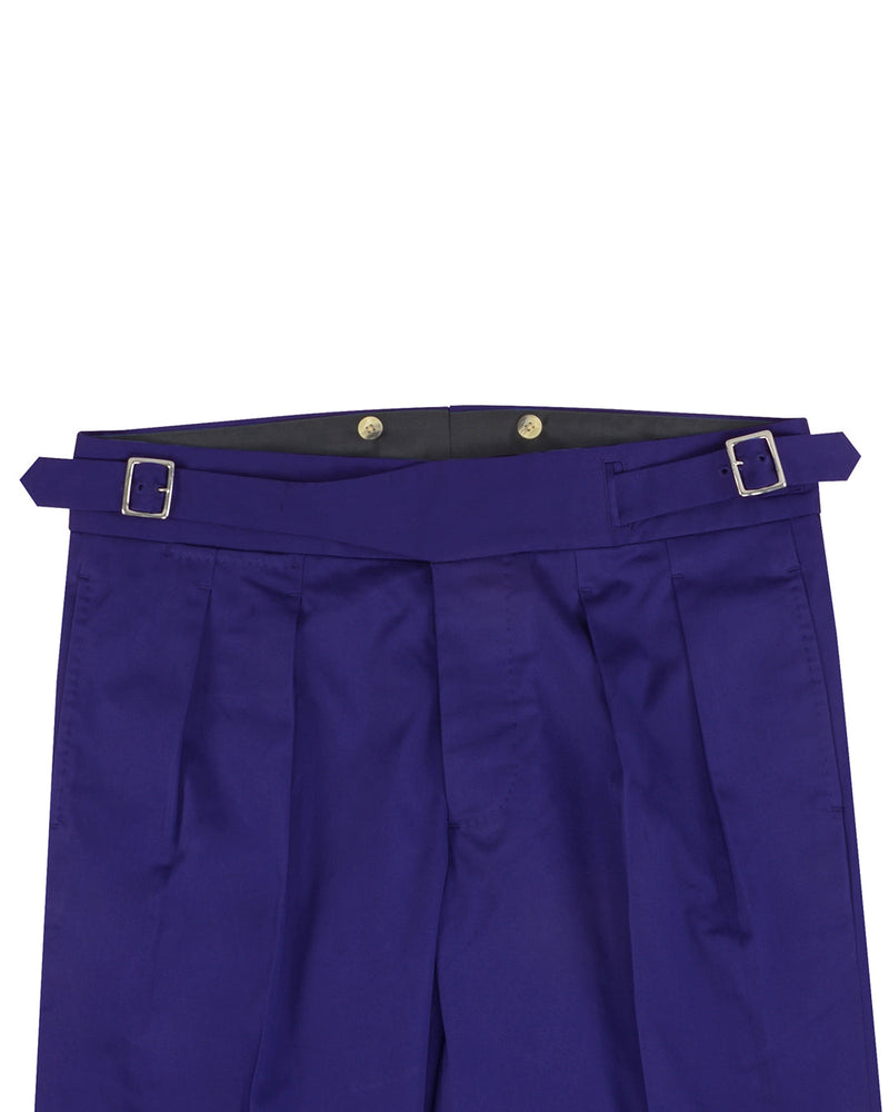 Coton satiné bleu roi foncé