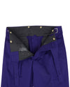 Coton satiné bleu roi foncé
