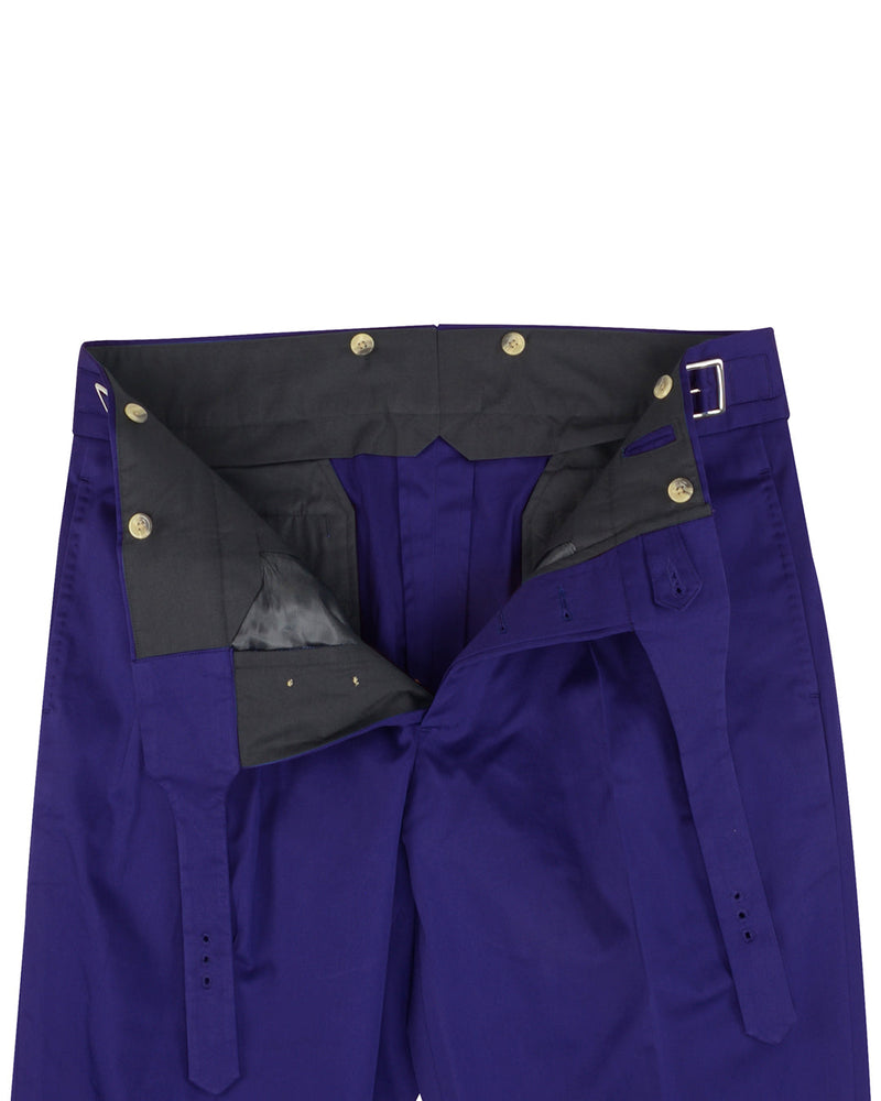 Coton satiné bleu roi foncé