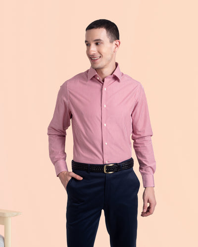 Dunkelmarinefarbene Anzughose aus Twill