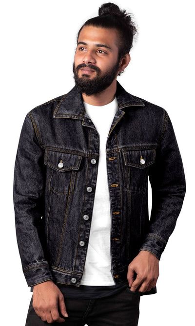 Jeansjacke schwarz
