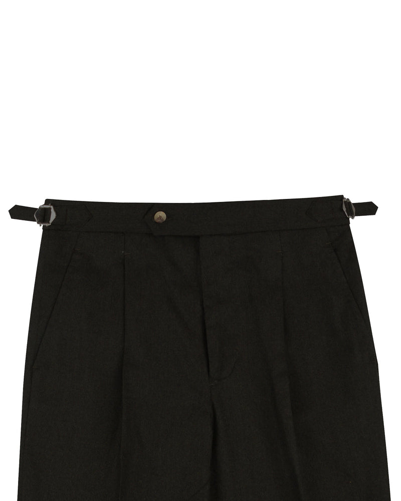 Drago: Super 130s Dunkeloliv-Rugby-Flanell