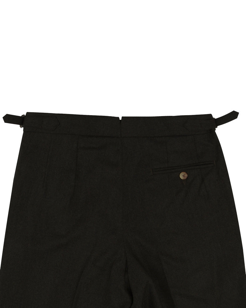 Drago: Super 130s Dunkeloliv-Rugby-Flanell