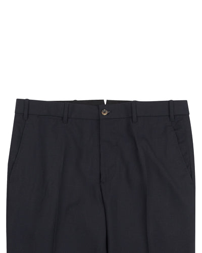 Dugdale Feine Kammgarnhose - Midnight Plain